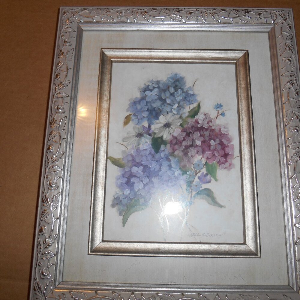Floral Wall Print 11 1/2 x 10"
